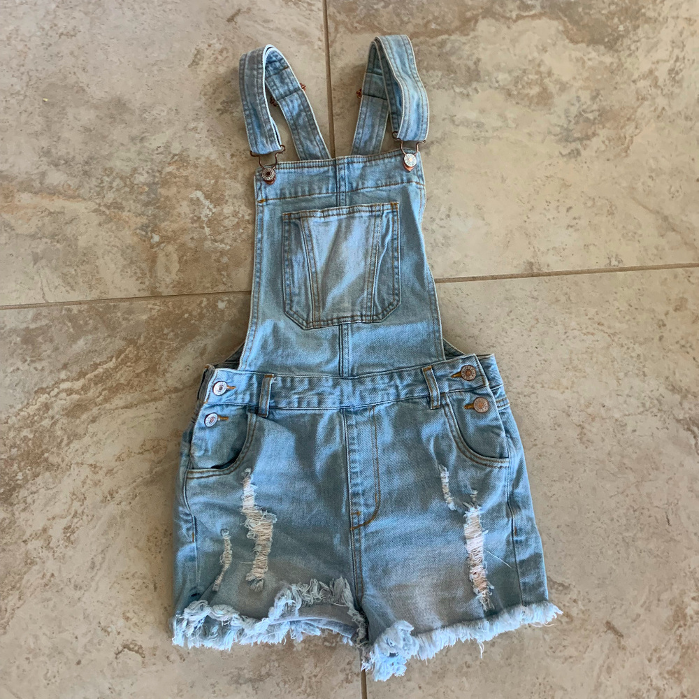 Lightwash Denim Overalls